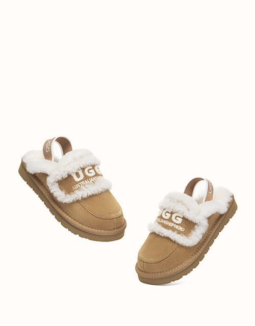 Ugg AUSTRALIAN SHEPHERD® Rilee Kids Slippers (Chestnut)