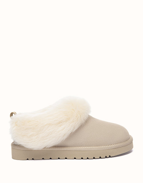 Image of Slippers. Product name - Australian Shepherd® Mianee Slippers in Sand colour by brand - Ugg Australian Shepherd