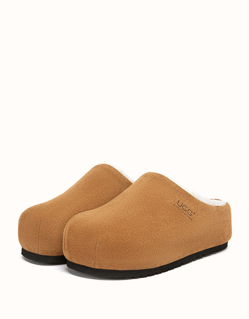 Ugg AUSTRALIAN SHEPHERD® Bello Platform Slippers (Chestnut)
