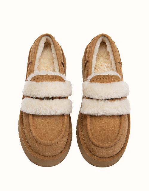 Ugg AUSTRALIAN SHEPHERD® Mora Platform Slippers (Chestnut)