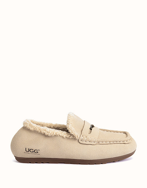 Image of Shoes. Product name - AUSTRALIAN SHEPHERD® Lomero Moccasins in Sand colour by brand - Ugg Australian Shepherd
