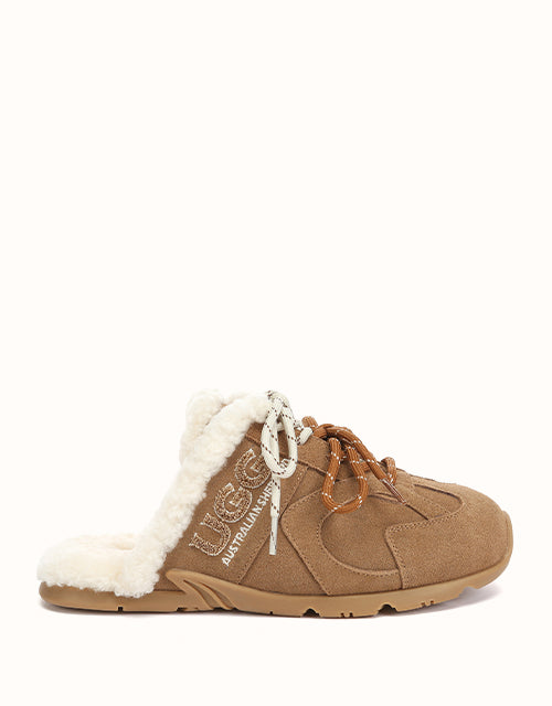 Image of Slippers. Product name - AUSTRALIAN SHEPHERD® Keano Slippers in Sand colour by brand - Ugg Australian Shepherd