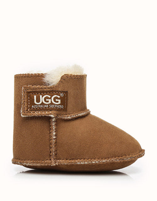 Image of Boots. Product name - AUSTRALIAN SHEPHERD® Baby Erin Bootie in Chestnut colour by brand - Australian Shepherd