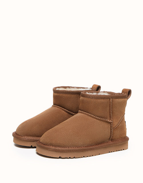 AUSTRALIAN SHEPHERD® Noel Kids Mini Boots (Chestnut)