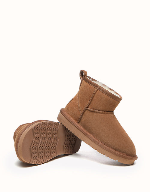AUSTRALIAN SHEPHERD® Noel Kids Mini Boots (Chestnut)