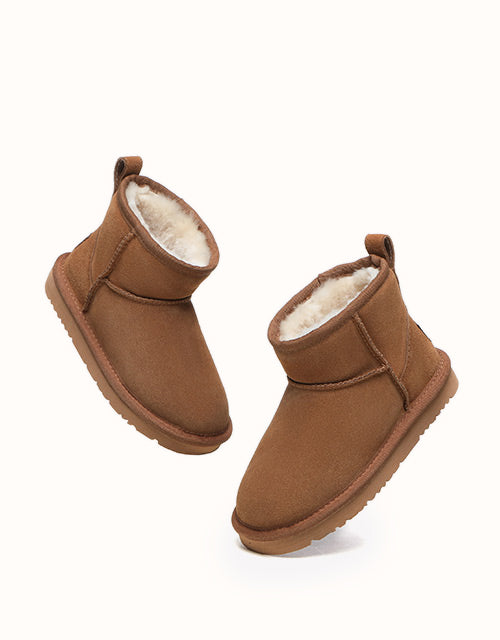 AUSTRALIAN SHEPHERD® Noel Kids Mini Boots (Chestnut)