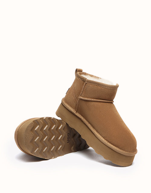 AUSTRALIAN SHEPHERD® Platform Ronnie Boots (Chestnut)