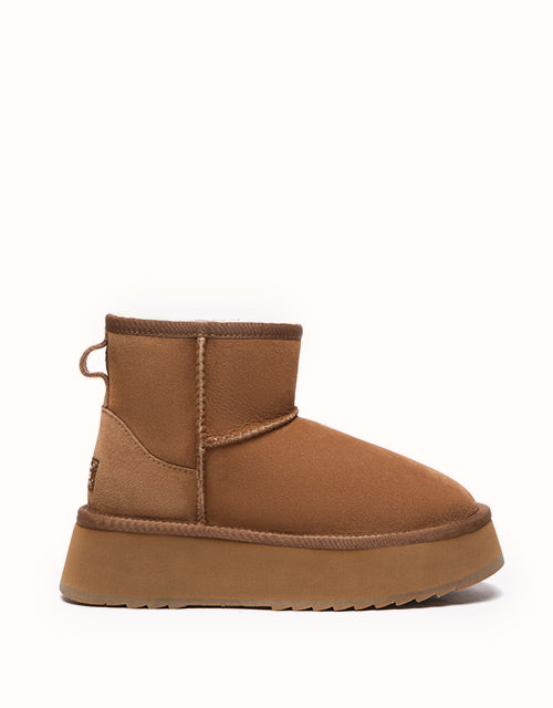 Image of Boots. Product name - AUSTRALIAN SHEPHERD® Thick Bottom Mini Clasic Boots in Black colour by brand - Australian Shepherd