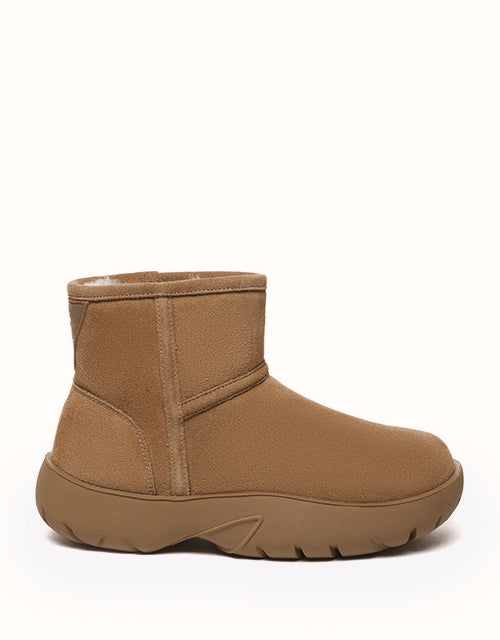 Image of Boots. Product name - AUSTRALIAN SHEPHERD® Salma Mini Boots in Chestnut colour by brand - Ugg Australian Shepherd