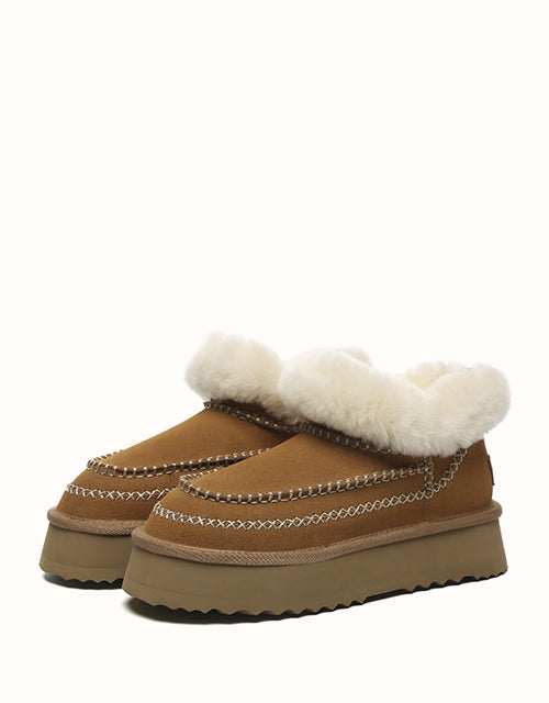 Ugg AUSTRALIAN SHEPHERD® Mini Santana Platform Boots (Chestnut)