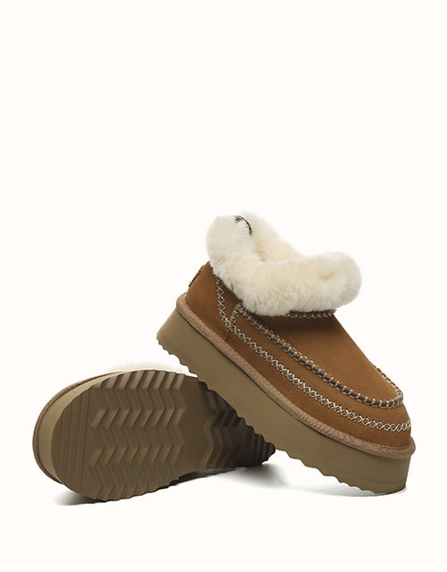 Ugg AUSTRALIAN SHEPHERD® Mini Santana Platform Boots (Chestnut)