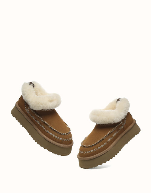Ugg AUSTRALIAN SHEPHERD® Mini Santana Platform Boots (Chestnut)