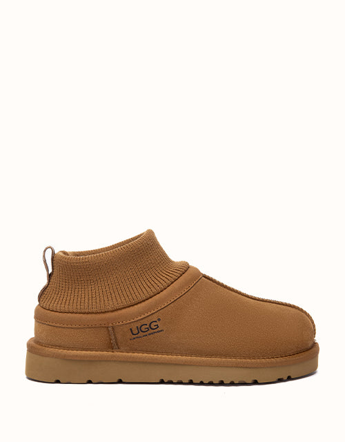 Image of Boots. Product name - AUSTRALIAN SHEPHERD® Margaret Boots in Chestnut colour by brand - Ugg Australian Shepherd