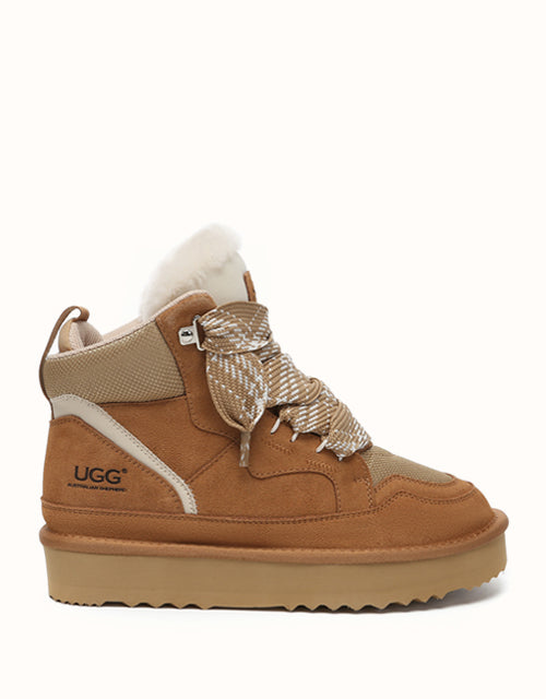 Image of Sneakers. Product name - AUSTRALIAN SHEPHERD® Samir Sneakers in Chestnut colour by brand - Ugg Australian Shepherd