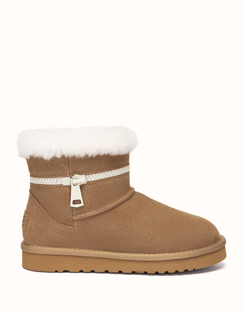 Image of Boots. Product name - AUSTRALIAN SHEPHERD® Lienn Boots in Chestnut colour by brand - Ugg Australian Shepherd