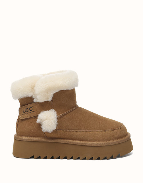 Image of Boots. Product name - AUSTRALIAN SHEPHERD® Bynnie Boots in Chestnut colour by brand - Ugg Australian Shepherd