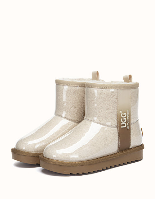 Ugg AUSTRALIAN SHEPHERD® Kids Coated Neo Boots (Chestnut)