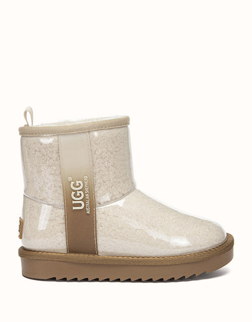 Image of Boots. Product name - AUSTRALIAN SHEPHERD® Kids Coated Neo Boots in Chestnut colour by brand - Ugg Australian Shepherd