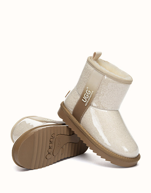 Ugg AUSTRALIAN SHEPHERD® Kids Coated Neo Boots (Chestnut)