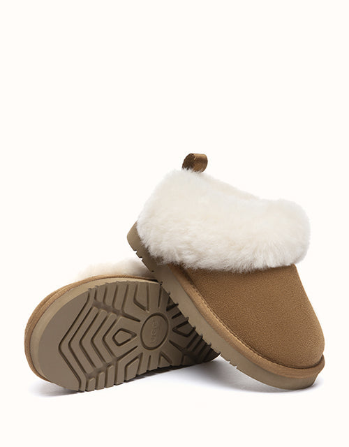 Ugg AUSTRALIAN SHEPHERD® Glacial Kids Slippers (Chestnut)