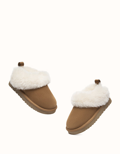 Ugg AUSTRALIAN SHEPHERD® Glacial Kids Slippers (Chestnut)
