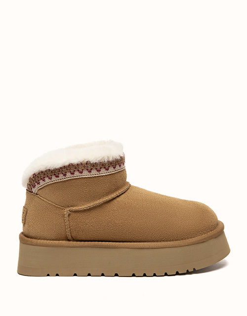 Image of Boots. Product name - AUSTRALIAN SHEPHERD® Liora Boots in Chestnut colour by brand - Ugg Australian Shepherd