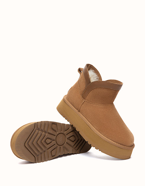 Ugg AUSTRALIAN SHEPHERD® Mini Wintra Platform Boots (Chestnut)