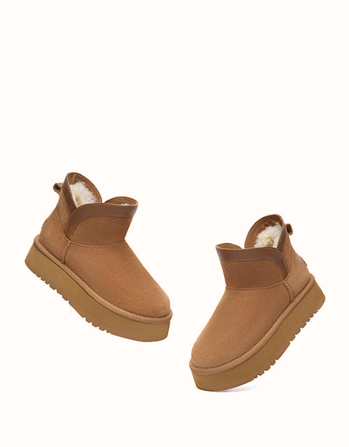 Ugg AUSTRALIAN SHEPHERD® Mini Wintra Platform Boots (Chestnut)