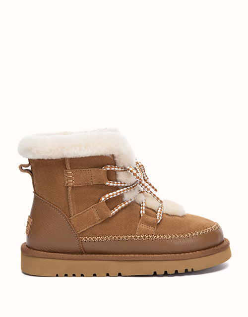 Image of Boots. Product name - AUSTRALIAN SHEPHERD® Elvora Boots in Chestnut colour by brand - Ugg Australian Shepherd