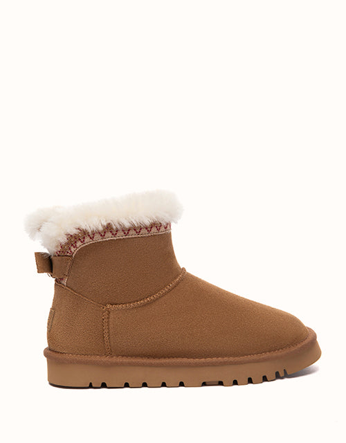 Image of Boots. Product name - AUSTRALIAN SHEPHERD® Classic Liora Boots in Chestnut colour by brand - Ugg Australian Shepherd
