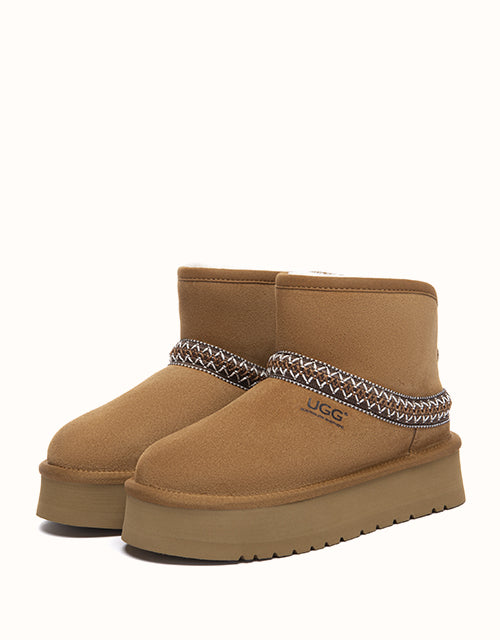 Ugg AUSTRALIAN SHEPHERD® Fayle Platform Boots (Chestnut)
