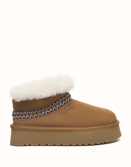 Ugg AUSTRALIAN SHEPHERD® Fayle Platform Boots (Chestnut)