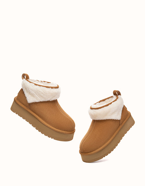 Ugg AUSTRALIAN SHEPHERD® Eirwen Platform Boots (Black)