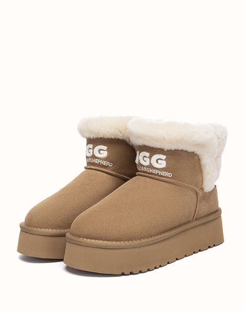 Ugg AUSTRALIAN SHEPHERD® Oatha Platform Boots (Chestnut)