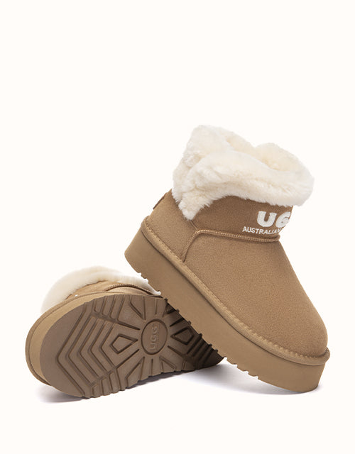 Ugg AUSTRALIAN SHEPHERD® Oatha Platform Boots (Chestnut)