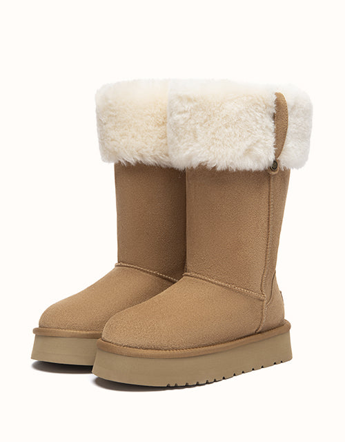 Ugg AUSTRALIAN SHEPHERD® Tall Eleny Platform Boots (Chestnut)