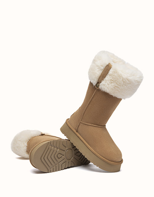Ugg AUSTRALIAN SHEPHERD® Tall Eleny Platform Boots (Chestnut)