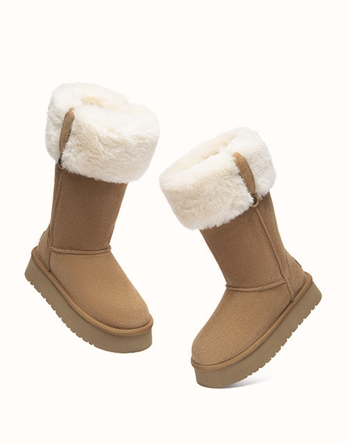 Ugg AUSTRALIAN SHEPHERD® Tall Eleny Platform Boots (Chestnut)