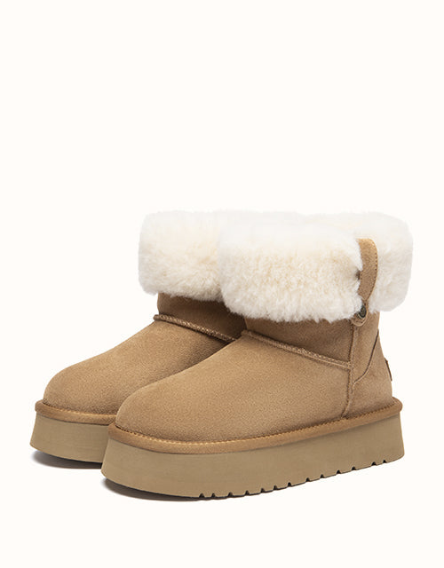 Ugg AUSTRALIAN SHEPHERD® Mini Eleny Platform Boots (Chestnut)