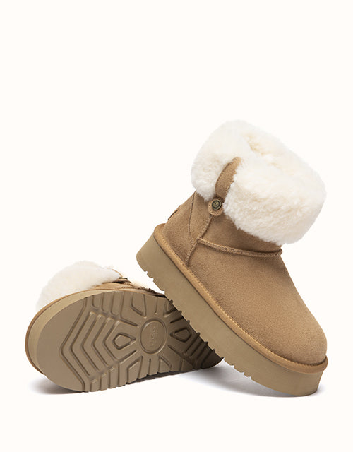 Ugg AUSTRALIAN SHEPHERD® Mini Eleny Platform Boots (Chestnut)