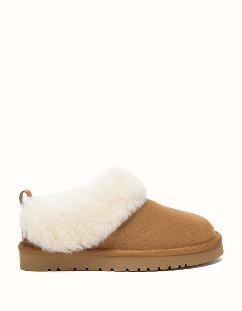 Image of Slippers. Product name - AUSTRALIAN SHEPHERD® Glavin Slippers in Chestnut colour by brand - Ugg Australian Shepherd