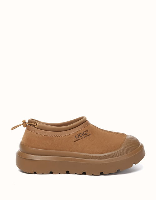 Image of Slippers. Product name - AUSTRALIAN SHEPHERD® Harlow Men Slippers in Chestnut colour by brand - Ugg Australian Shepherd