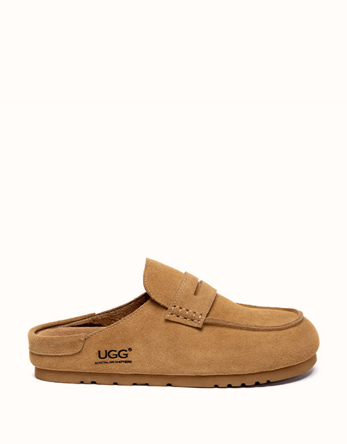 Image of Sandals. Product name - AUSTRALIAN SHEPHERD® Casten Sandals in Chestnut colour by brand - Ugg Australian Shepherd