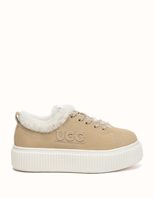 Image of Sneakers. Product name - AUSTRALIAN SHEPHERD® Lorne Sneakers in Sand colour by brand - Ugg Australian Shepherd