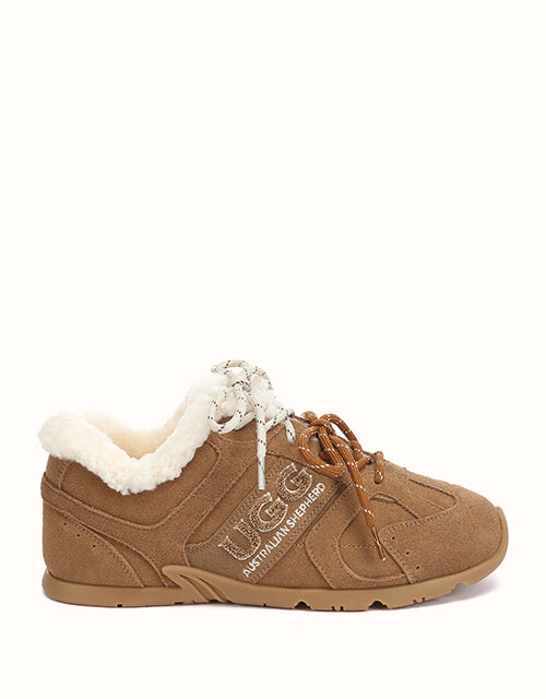 Image of Sneakers. Product name - AUSTRALIAN SHEPHERD® Keaton Sneakers in Sand colour by brand - Ugg Australian Shepherd