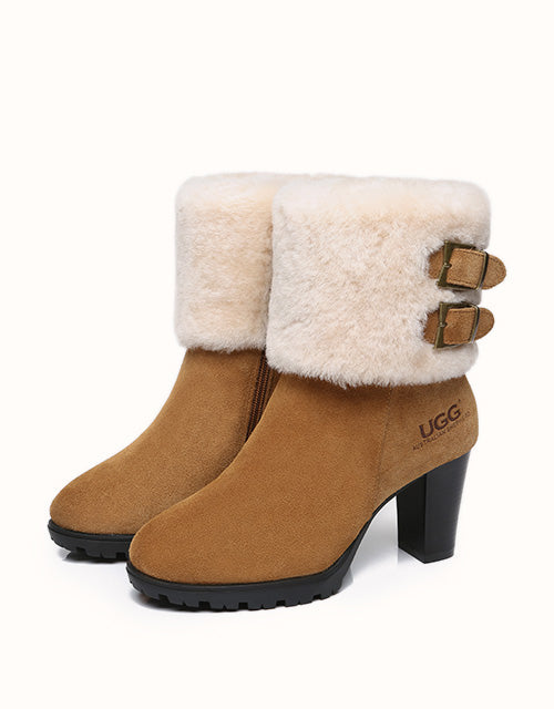Image of Boots. Product name - AUSTRALIAN SHEPHERD® Candice Boots in Chestnut colour by brand - Australian Shepherd