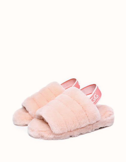 AUSTRALIAN SHEPHERD® Puffy Sandals (Pink)
