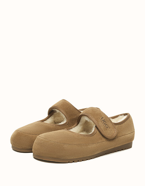 Ugg AUSTRALIAN SHEPHERD® Millie Mary Jane Slippers (Chestnut)
