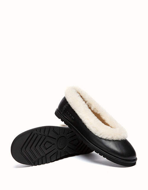Ugg AUSTRALIAN SHEPHERD® Milea Nappa Slippers (Black)