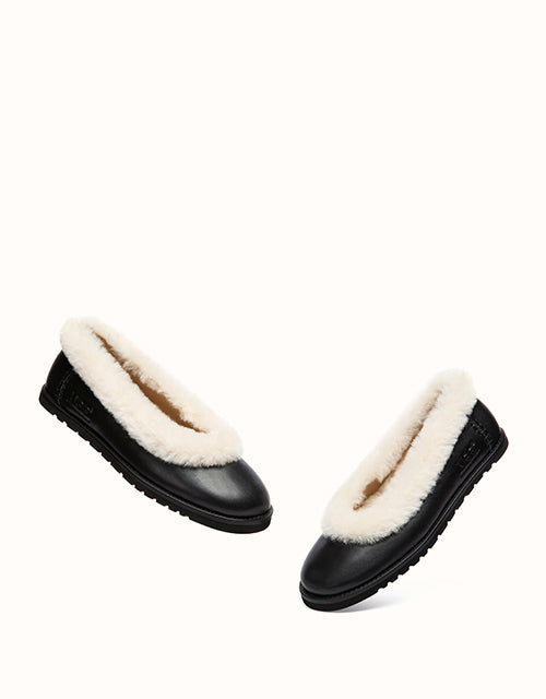 Ugg AUSTRALIAN SHEPHERD® Milea Nappa Slippers (Black)